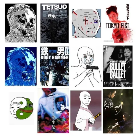 Japanese Extreme Cinema Collage
