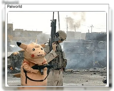 Palworld Soldier Pikachu