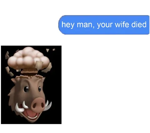 Hey Man, Your Wife Died