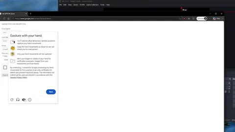 Captcha Makes You Raise Your Hand