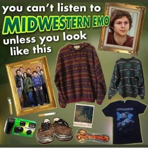 Midwestern Emo Look