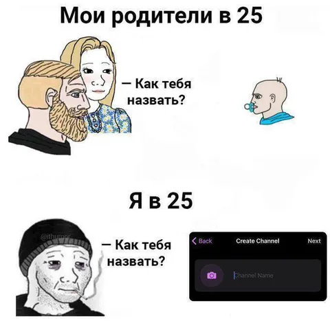 Родители в 25 и я в 25