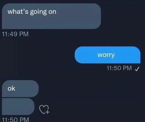 When Worry Is the Answer