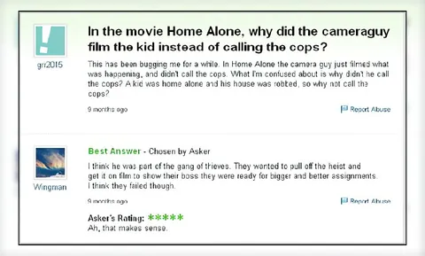 Home Alone Camera Guy Theory