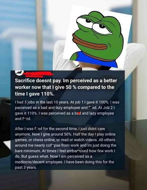 Sacrifice Doesn't Pay