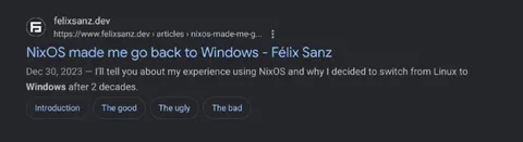 NixOS Made Me Return to Windows