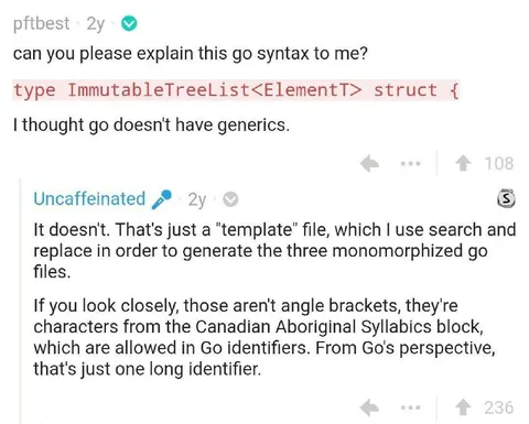 Go Generics Syntax Confusion