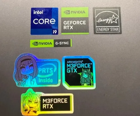 Budget GPU Sticker Collection