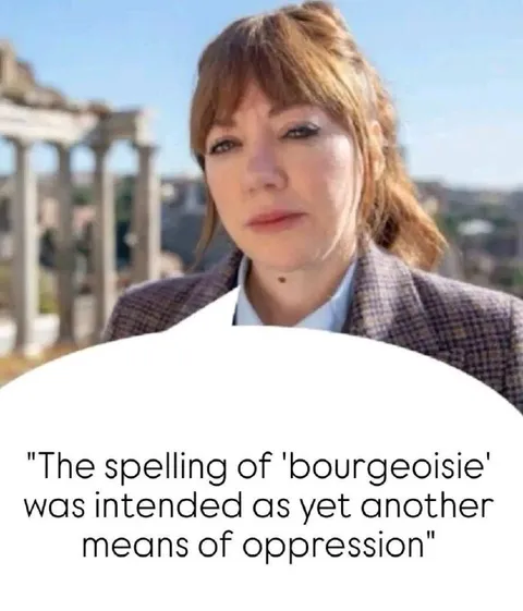 Intentional Bourgeoisie Spelling
