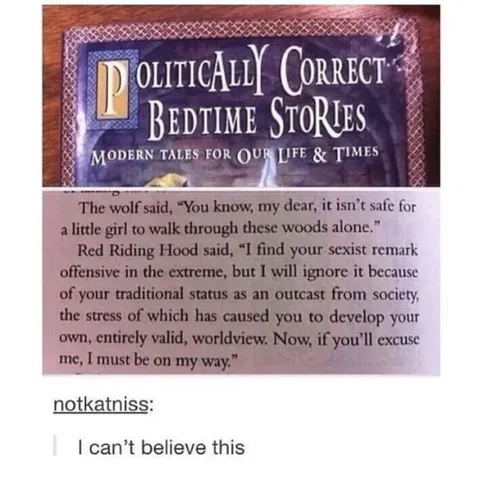 Politically Correct Red Riding Hood