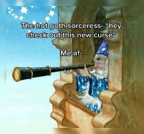 Wizard Checks Out New Curse