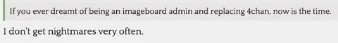 Imageboard Admin Nightmare
