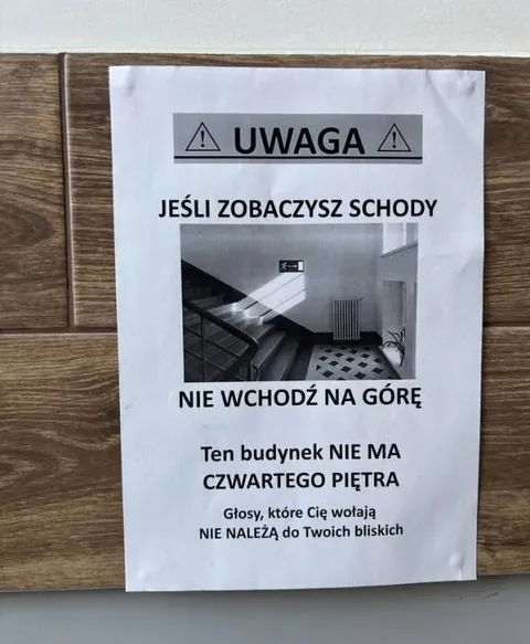 Nie wchodź na czwarte piętro
