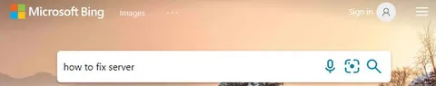 How to Fix Server