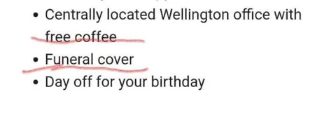 Underwhelming Employee Benefits