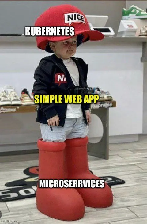 Kubernetes Microservices Oversized Boots