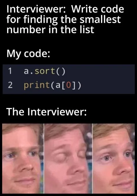Interviewer Sees the Sorting Solution