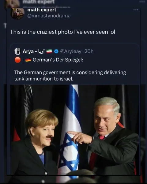 Merkel and Netanyahu’s Crazy Photo
