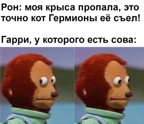 Гарри и сова против Рона