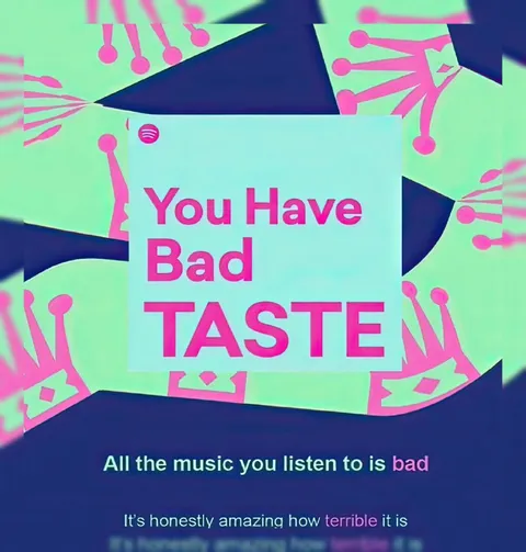 You Have Bad Taste Music Roast