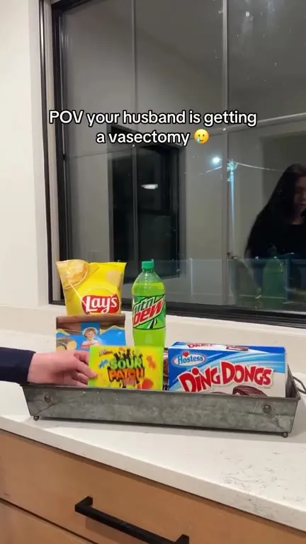 Vasectomy Recovery Snack Tray