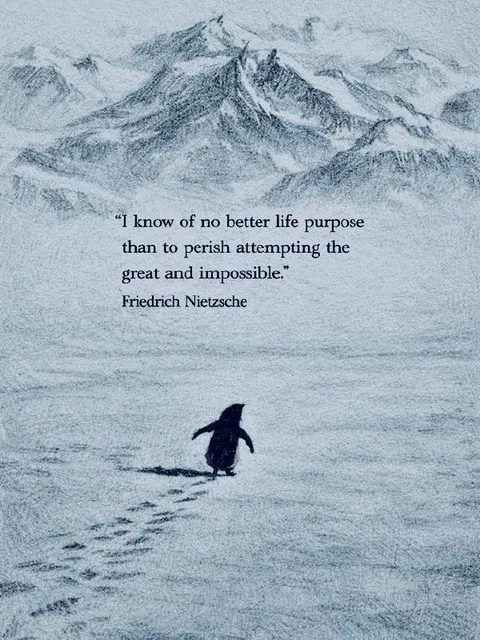 Penguin Pursuing the Impossible