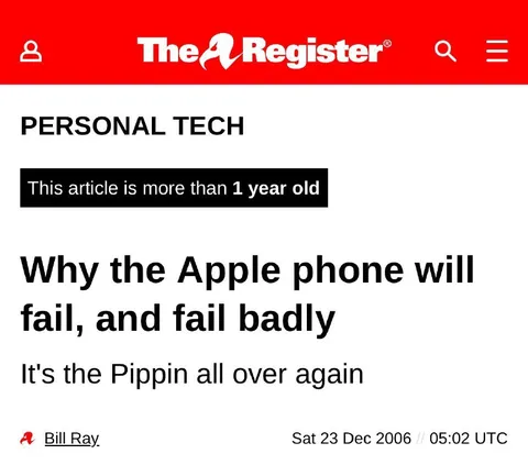 Apple Phone Will Fail Badly