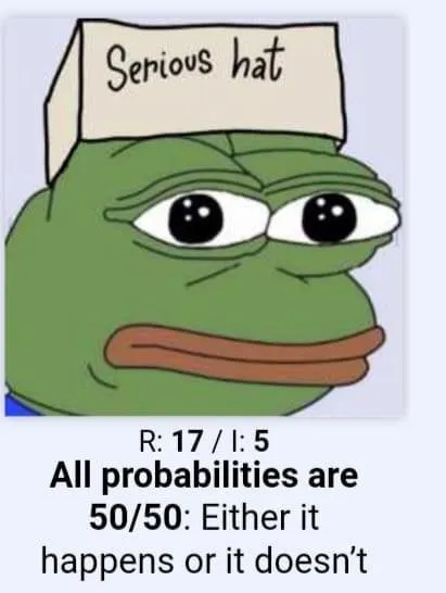 Pepe Serious Hat Probability