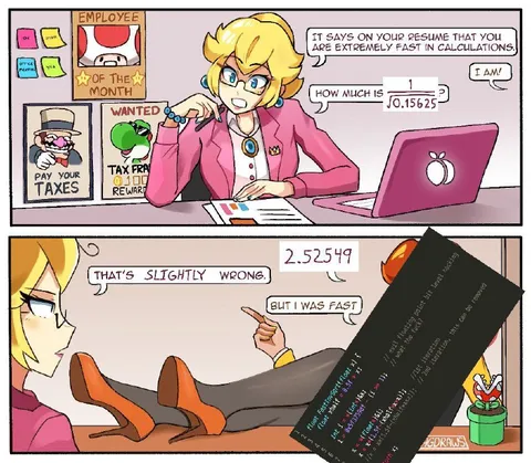 Princess Peach Fast Calculations