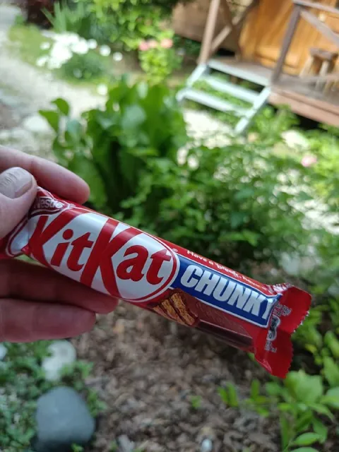KitKat Chunky in the Garden