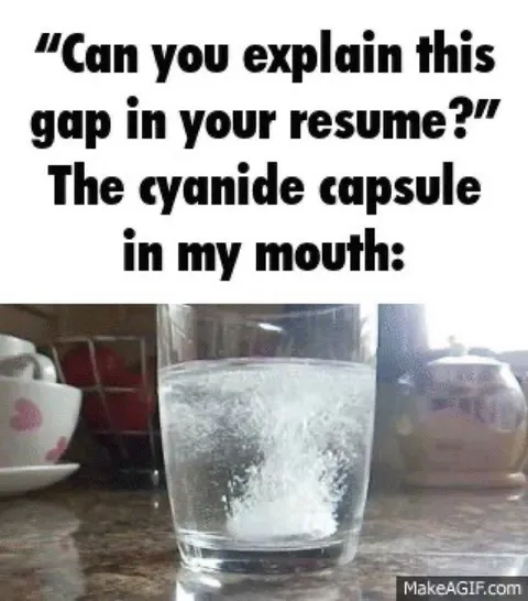 Cyanide Capsule Resume Gap