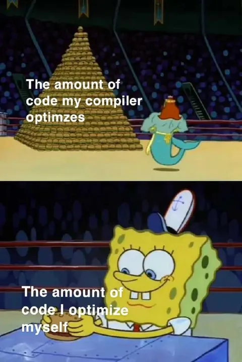 Compiler Optimizes Code and Me