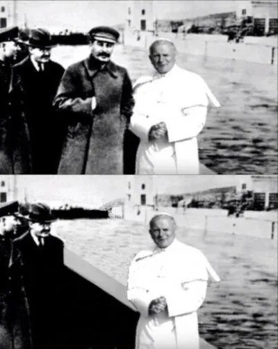 Сталин исчез с фотографии