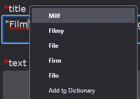 Autocomplete Suggests Milf