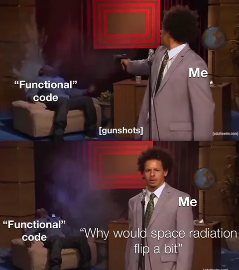 Functional Code Gets Shot