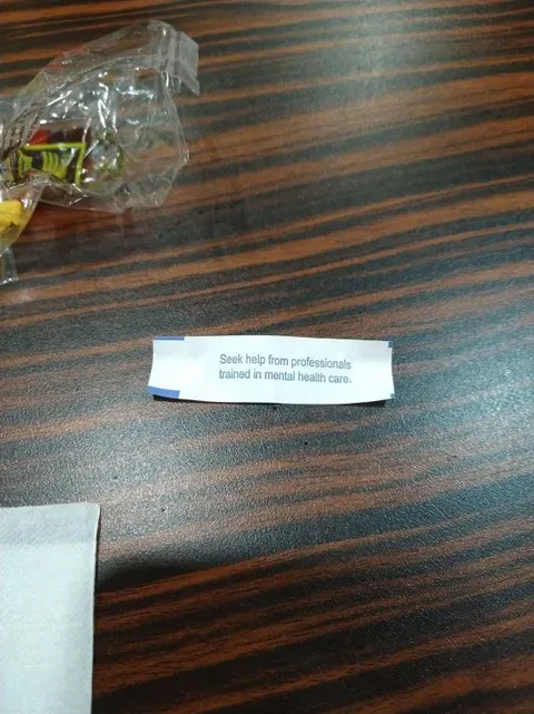 Candy Wrapper Mental Health Advice