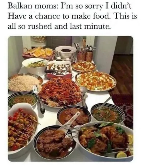 Balkan Moms Last-Minute Feast