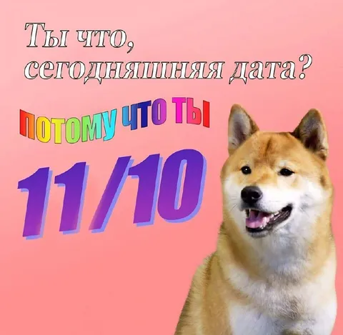 Сегодняшняя дата 11/10