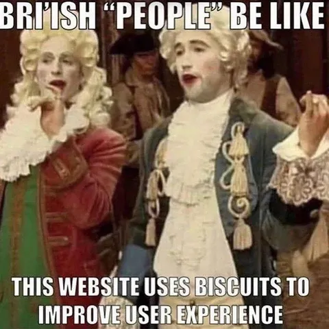 British People Use Biscuits