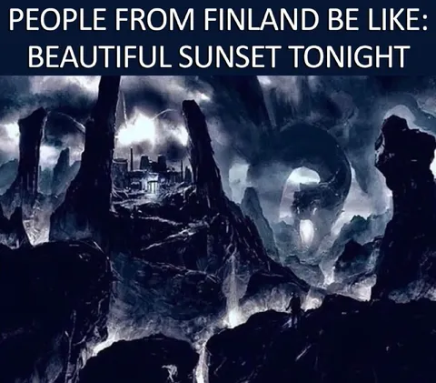 Finnish Beautiful Sunset