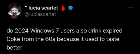 Windows 7 Users Drink Expired Coke