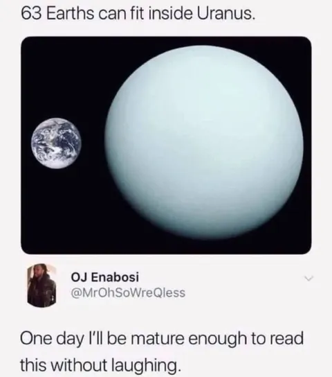 63 Earths Inside Uranus