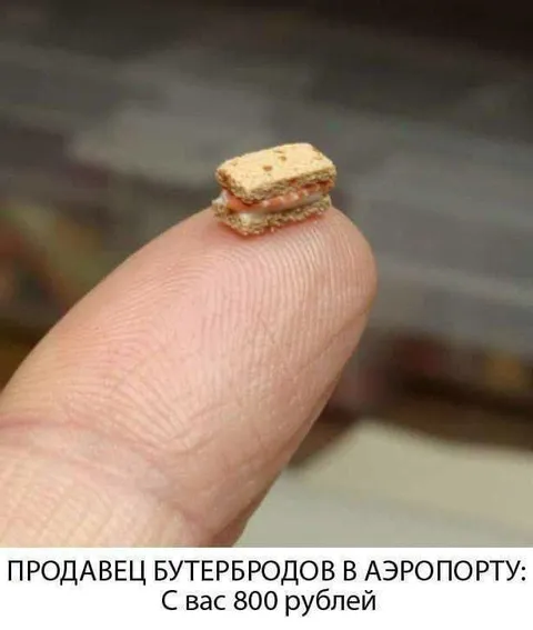 Мини-бутерброд за 800 рублей