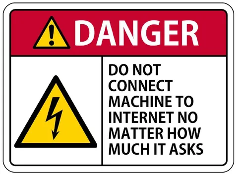Do Not Connect Machine to Internet