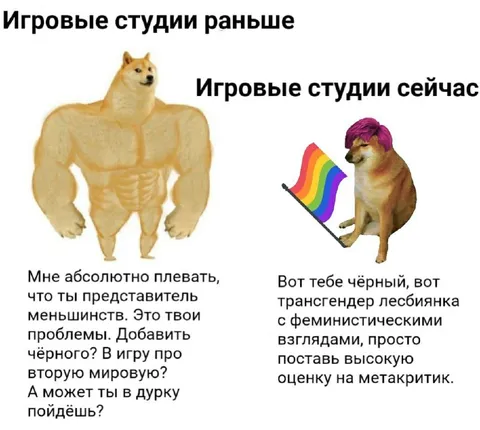 Игровые студии раньше и сейчас