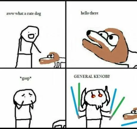 General Kenobi Cute Dog