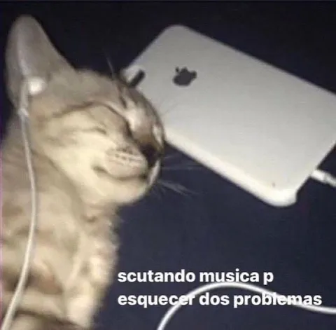 Escutando música para esquecer