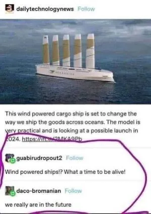 Wind-Powered Cargo Ship Future