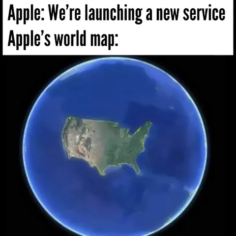 Apple's World Map