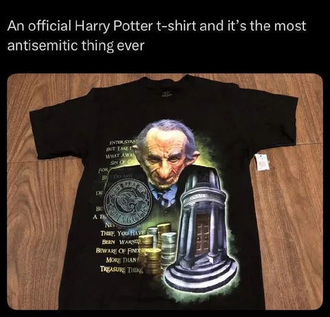 Harry Potter Shirt Looks Antisemitic